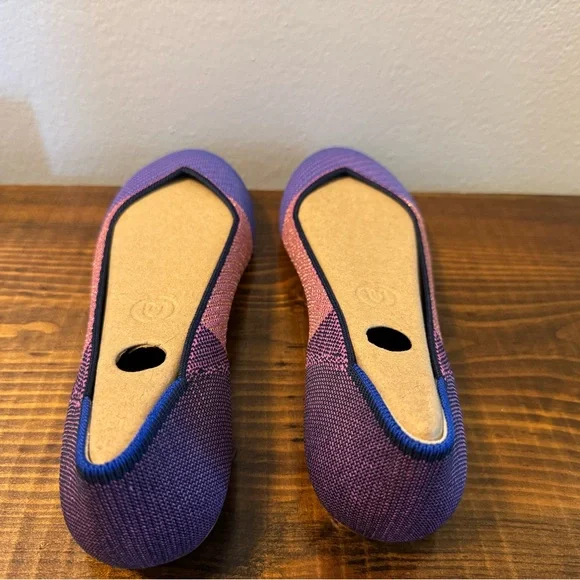 Stylish Purple and Pink Women's Flats - Picture 5 of 9